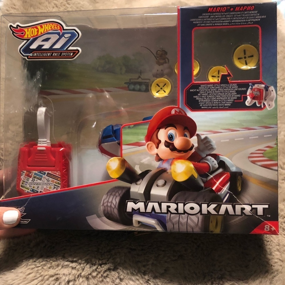 Hot Wheels AI MarioKart Mario Smart Car Body & Cartridge Kit NEW SEALED